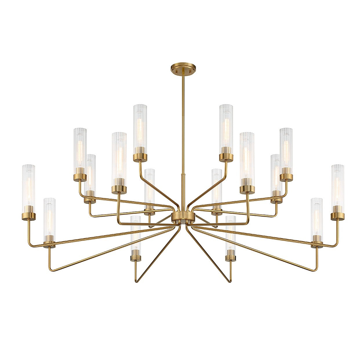 Savoy House - 1-8862-16-322 - 16 Light Chandelier - Baker - Warm Brass