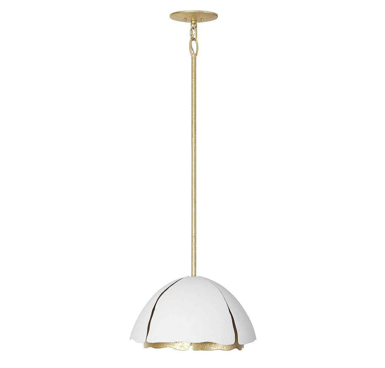 Savoy House - 7-1398-3-14 - Three Light Pendant - Brewster - Cavalier Gold with Royal White