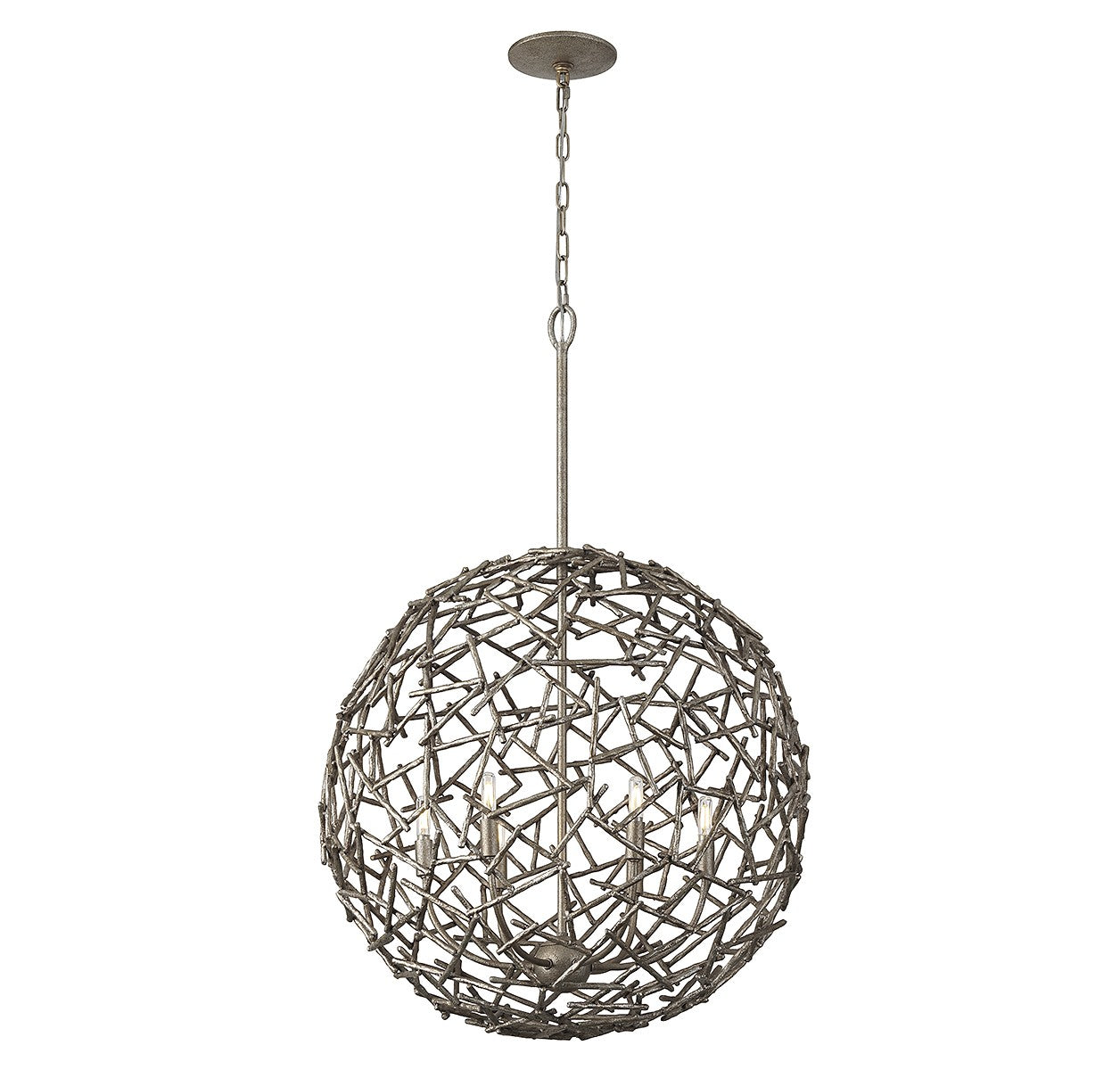 Savoy House - 7-2244-6-10 - Six Light Pendant - Hendren - Campagne Luxe