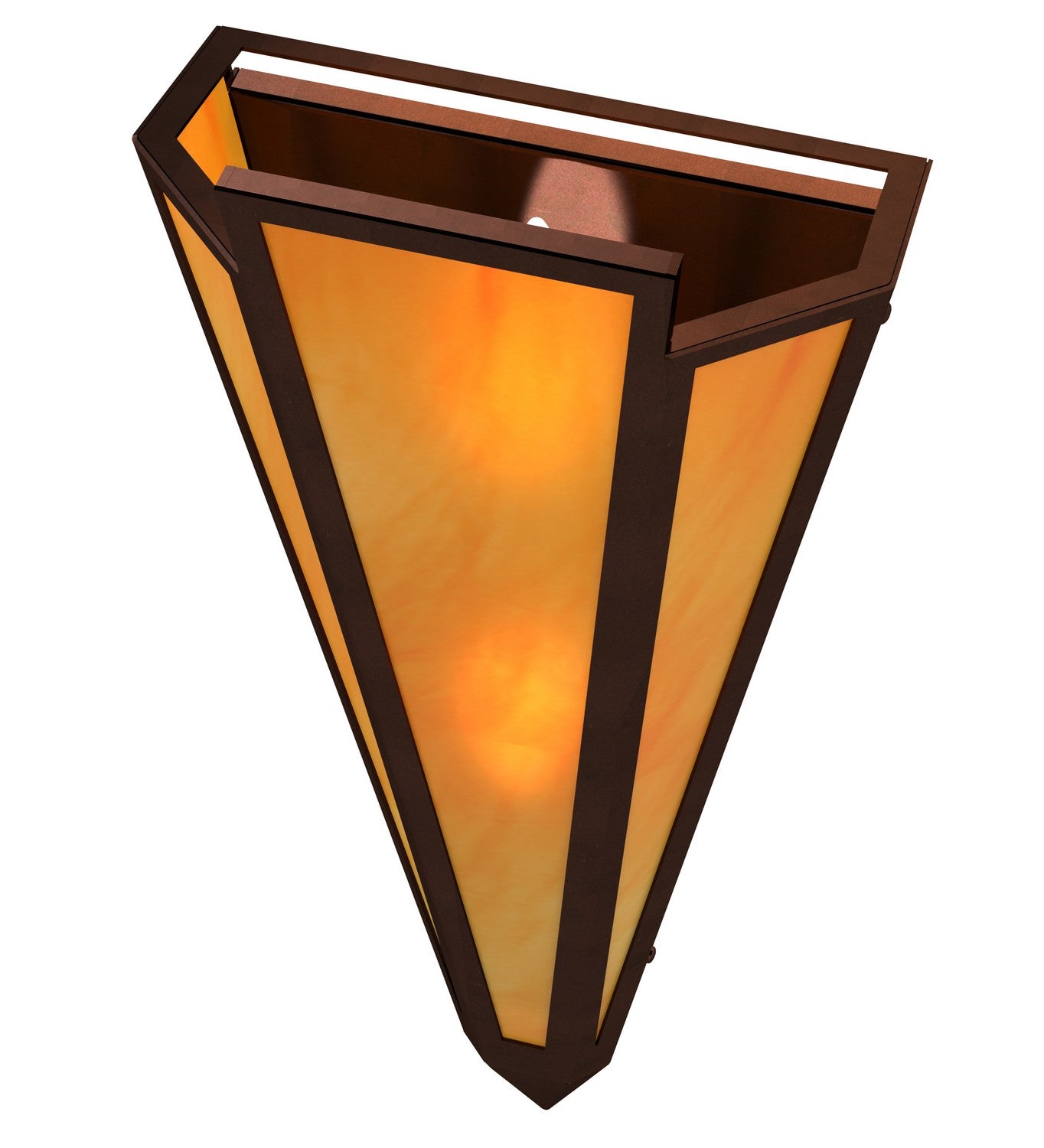 Meyda Tiffany - 255743 - Two Light Wall Sconce - Brum - Mahogany Bronze