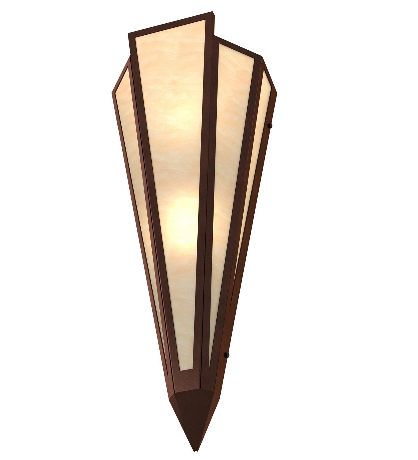 Meyda Tiffany - 255744 - Two Light Wall Sconce - Brum - Mahogany Bronze