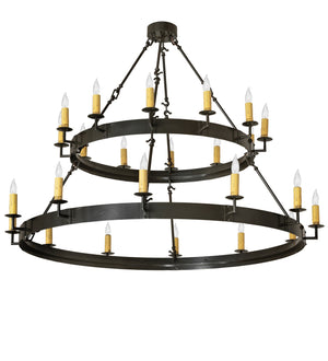 Meyda Tiffany - 259577 - 24 Light Chandelier - Suffolk - Exterior Oil Rubbed Bronze