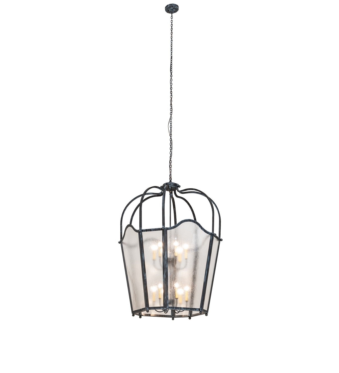 Meyda Tiffany - 260061 - 12 Light Pendant - Citadel - Antique Iron Gate