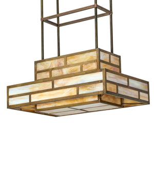 Meyda Tiffany - 262146 - Eight Light Pendant - Hyde Park - Vintage Brass