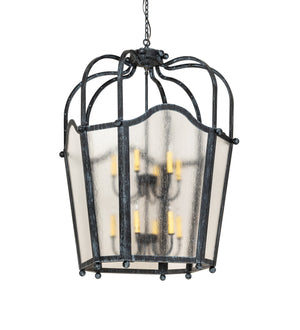 Meyda Tiffany - 264549 - 12 Light Pendant - Citadel - Antique Iron Gate