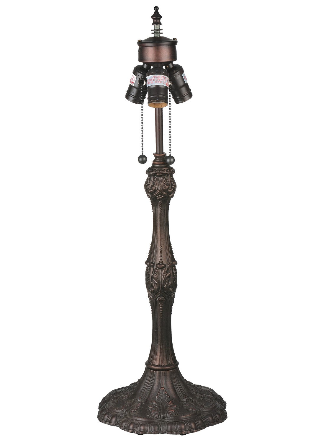 Meyda Tiffany - 266579 - Three Light Table Lamp - Diamond & Jewel - Mahogany Bronze