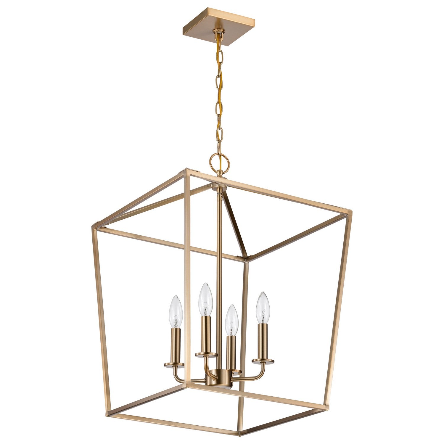 Nuvo Lighting - 60-7931 - Four Light Pendant - Emma - Burnished Brass