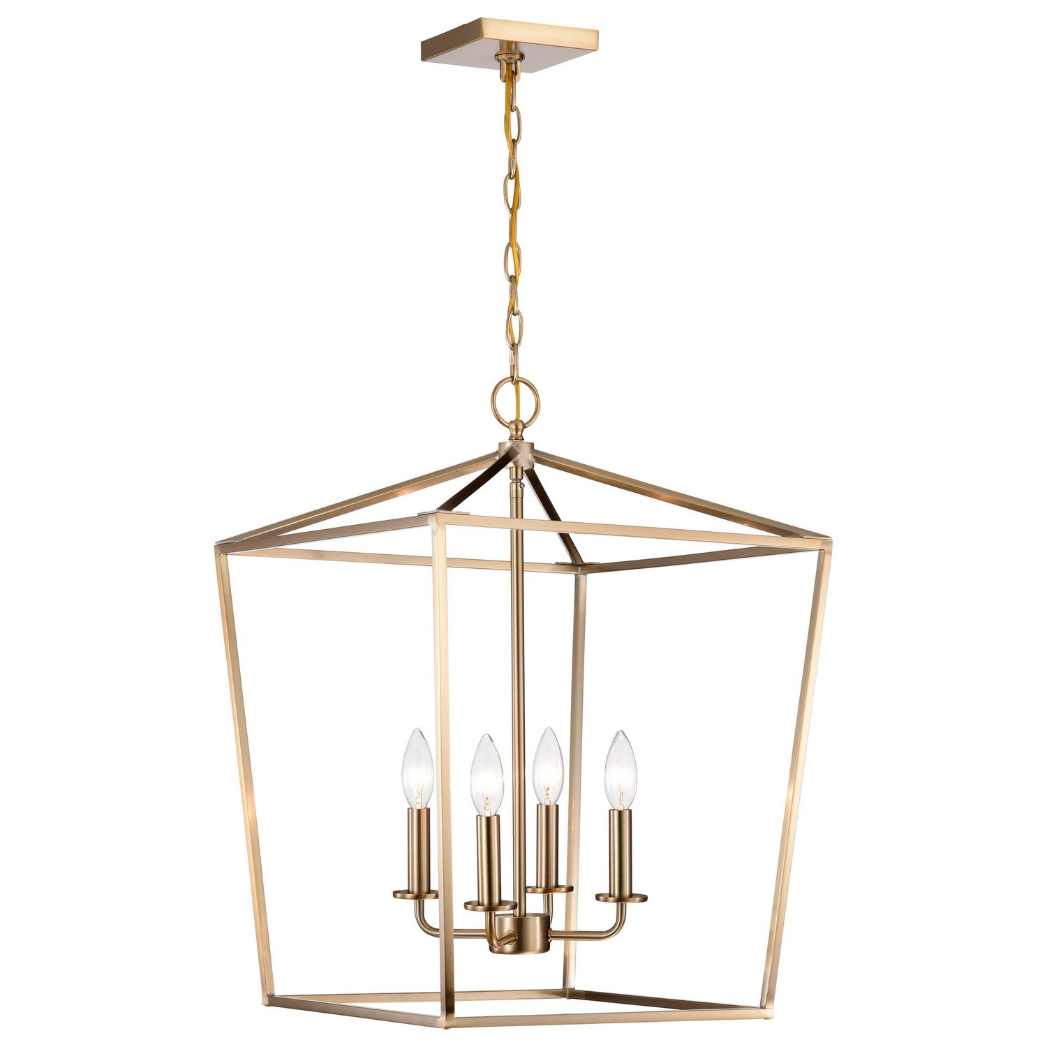 Nuvo Lighting - 60-7931 - Four Light Pendant - Emma - Burnished Brass