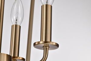 Nuvo Lighting - 60-7931 - Four Light Pendant - Emma - Burnished Brass