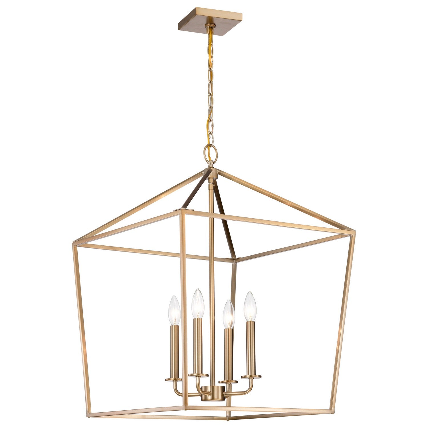 Nuvo Lighting - 60-7932 - Four Light Pendant - Emma - Burnished Brass