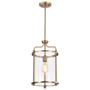 Nuvo Lighting - 60-7935 - One Light Pendant - Yorktown - Burnished Brass