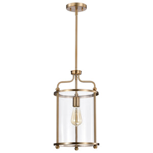 Nuvo Lighting - 60-7935 - One Light Pendant - Yorktown - Burnished Brass