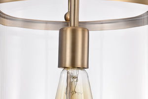 Nuvo Lighting - 60-7935 - One Light Pendant - Yorktown - Burnished Brass