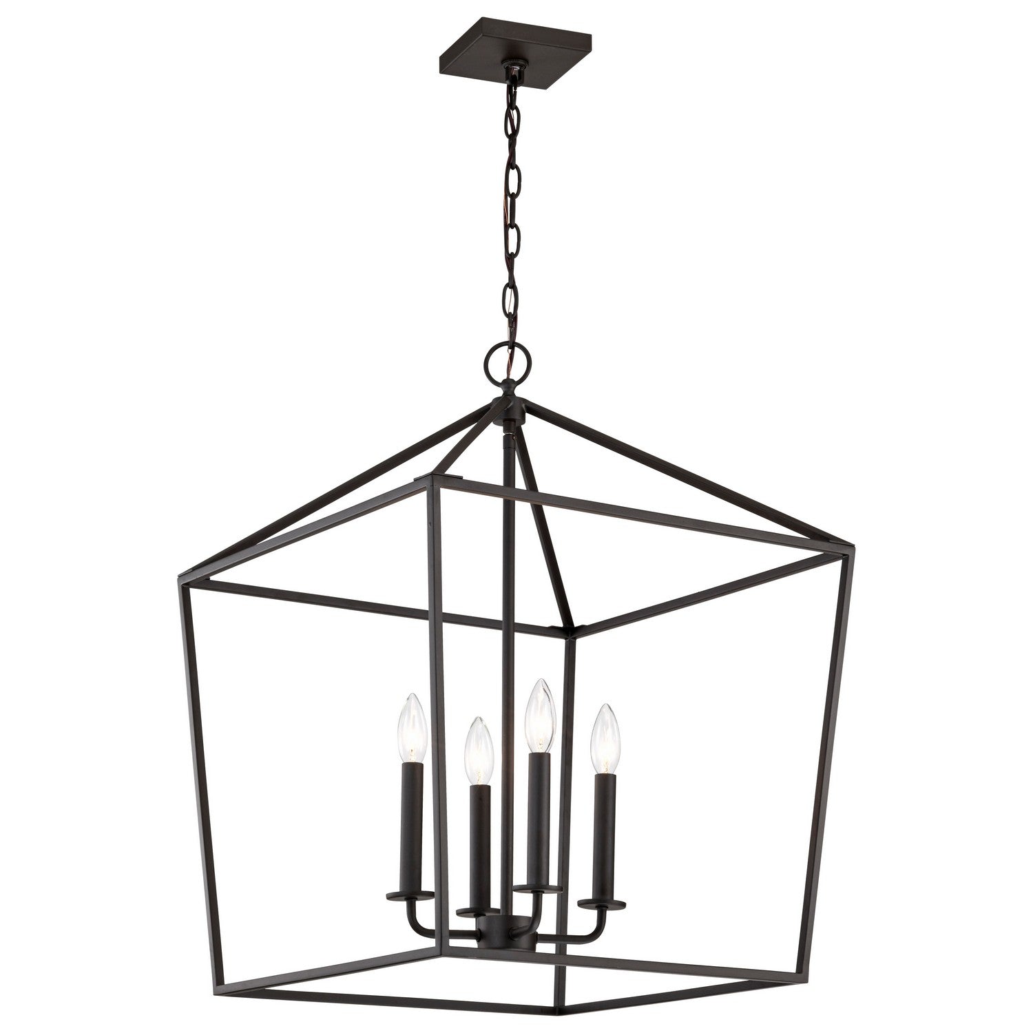 Nuvo Lighting - 60-7941 - Four Light Pendant - Emma - Matte Black