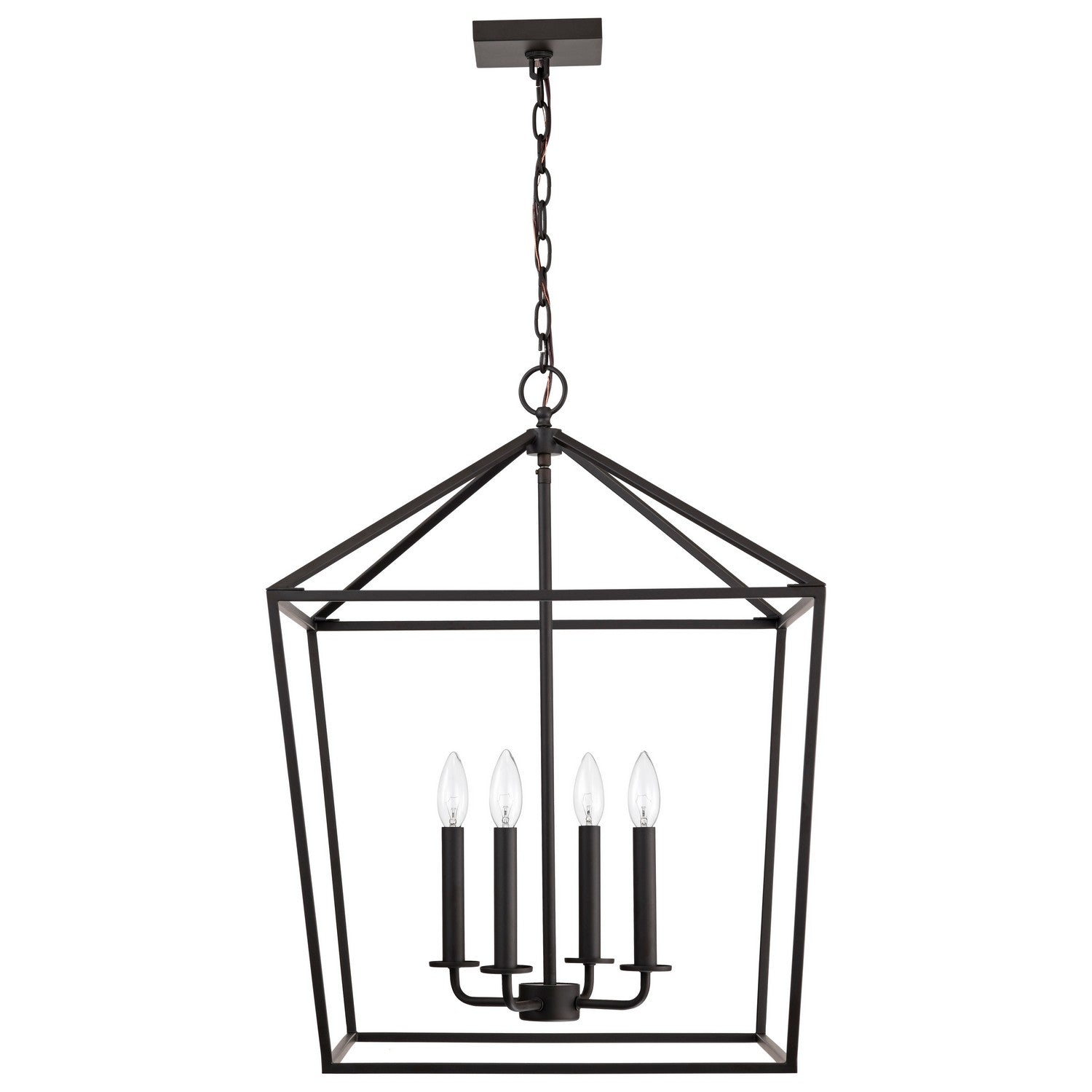 Nuvo Lighting - 60-7941 - Four Light Pendant - Emma - Matte Black