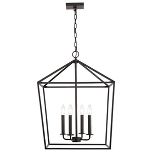 Nuvo Lighting - 60-7941 - Four Light Pendant - Emma - Matte Black