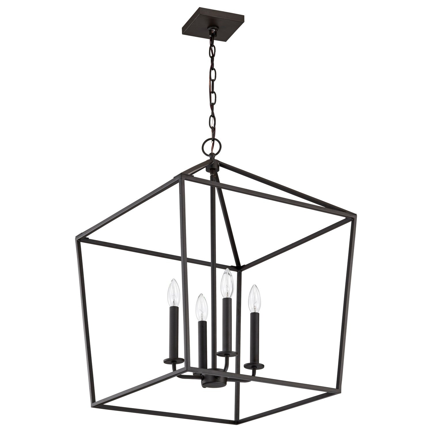 Nuvo Lighting - 60-7941 - Four Light Pendant - Emma - Matte Black