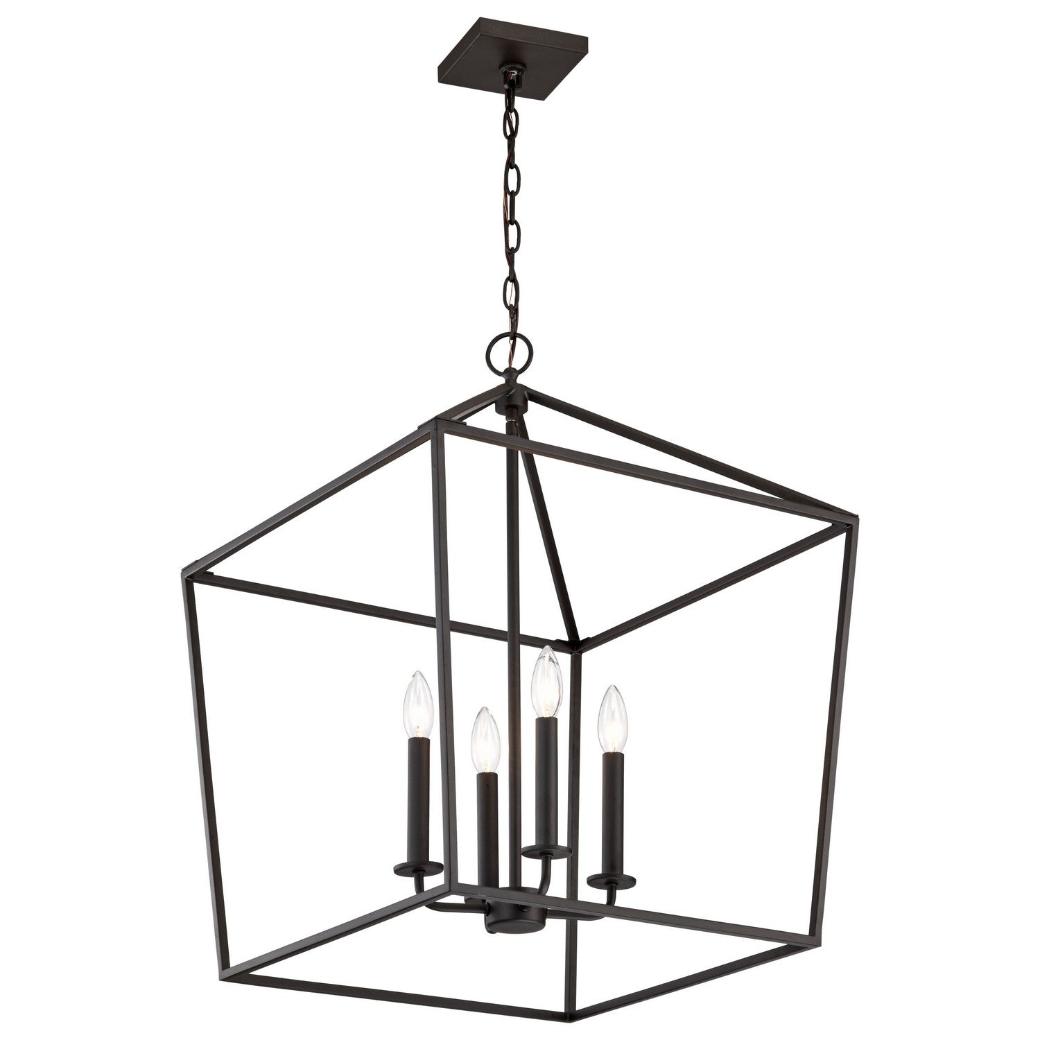 Nuvo Lighting - 60-7941 - Four Light Pendant - Emma - Matte Black