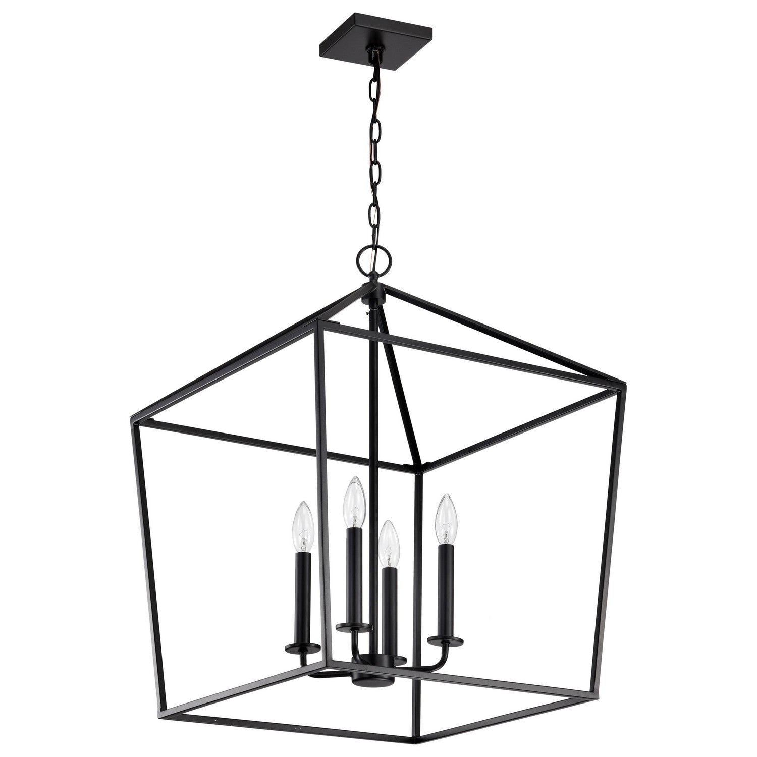 Nuvo Lighting - 60-7942 - Four Light Pendant - Emma - Matte Black