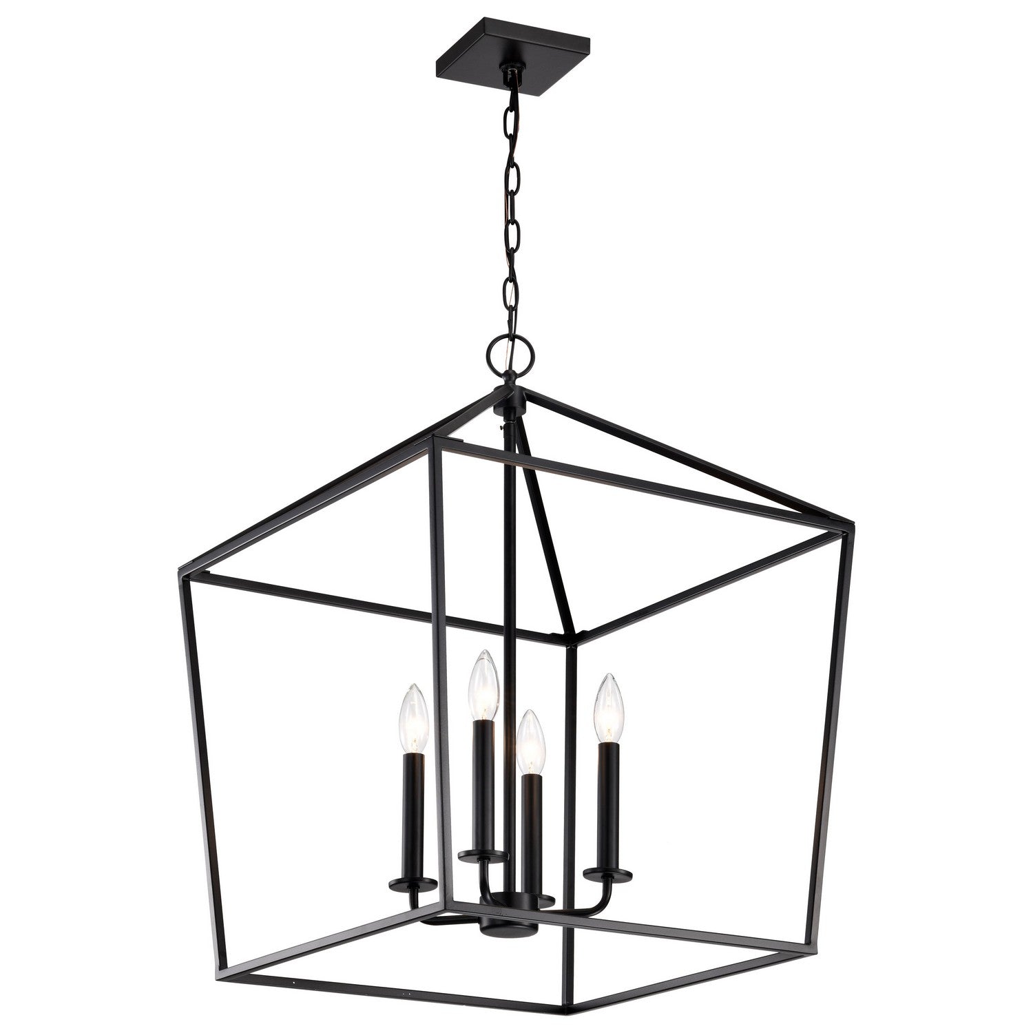 Nuvo Lighting - 60-7942 - Four Light Pendant - Emma - Matte Black