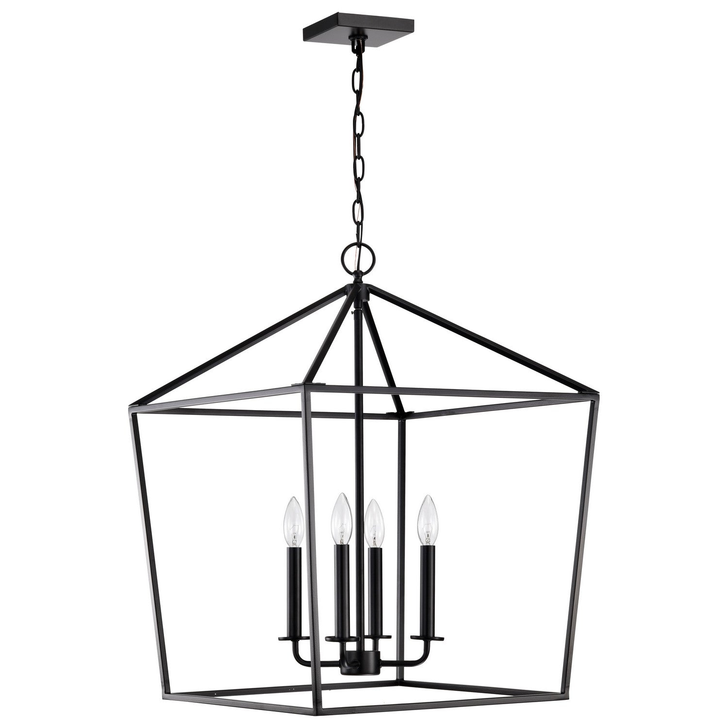 Nuvo Lighting - 60-7942 - Four Light Pendant - Emma - Matte Black