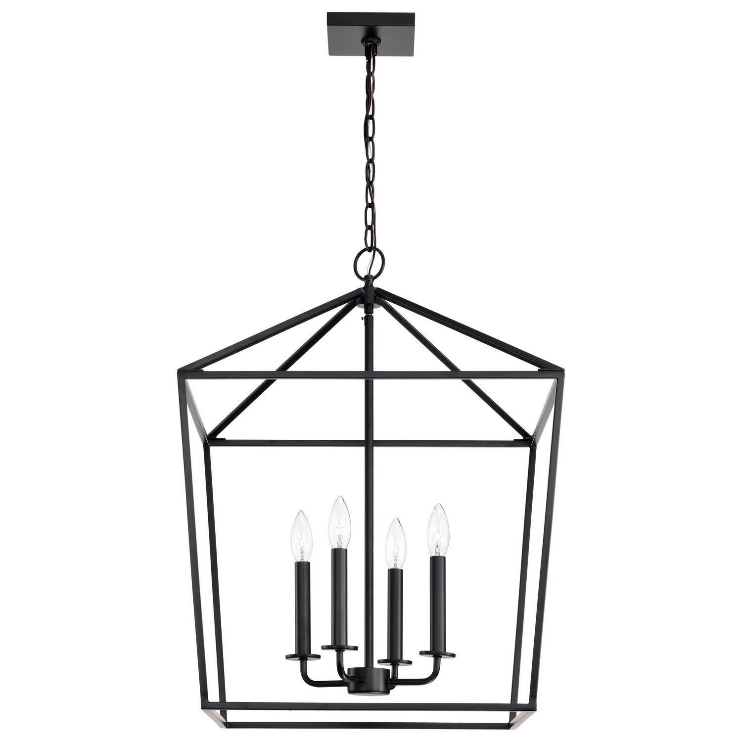 Nuvo Lighting - 60-7942 - Four Light Pendant - Emma - Matte Black