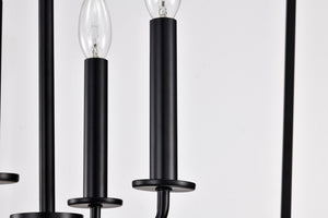 Nuvo Lighting - 60-7942 - Four Light Pendant - Emma - Matte Black