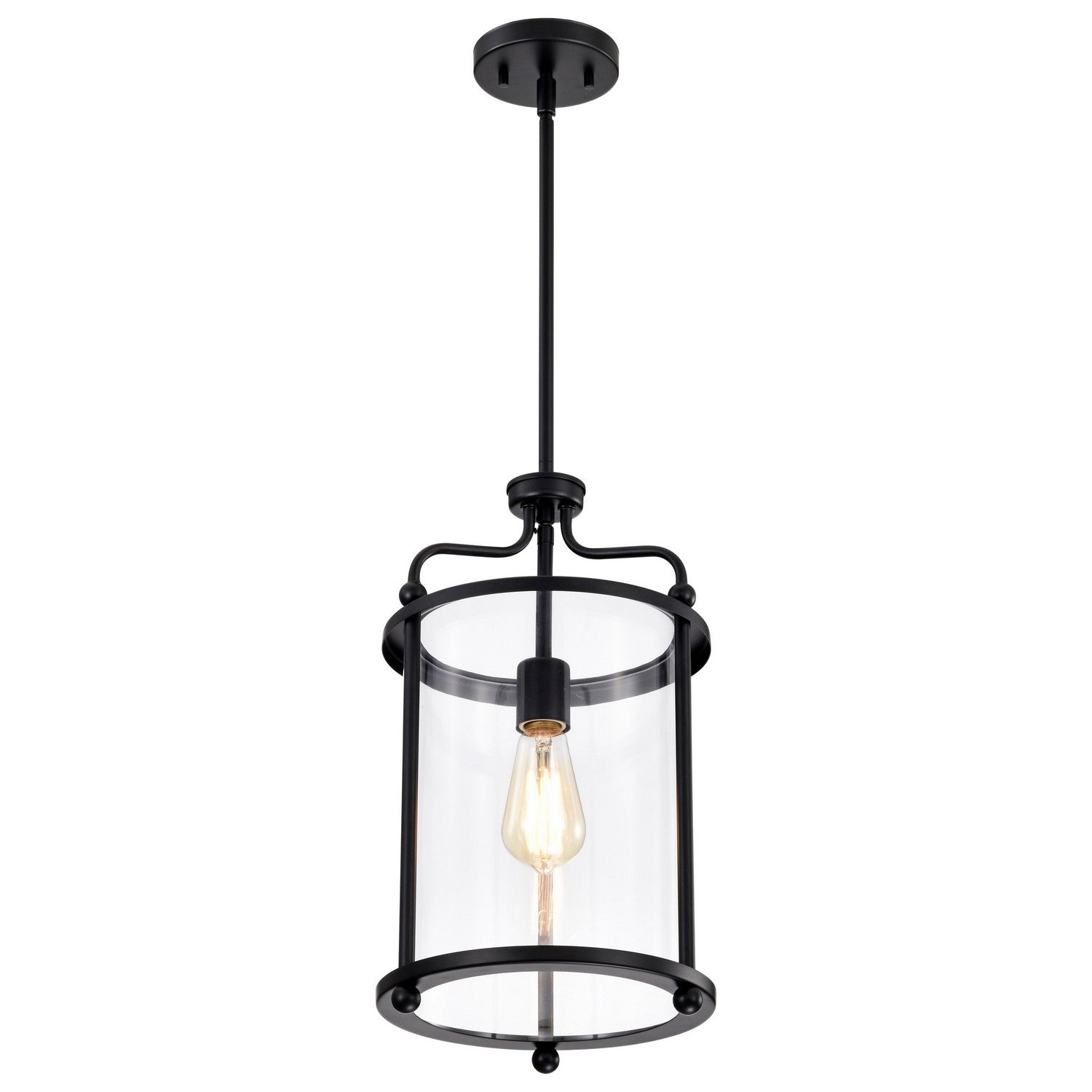 Nuvo Lighting - 60-7945 - One Light Pendant - Yorktown - Matte Black