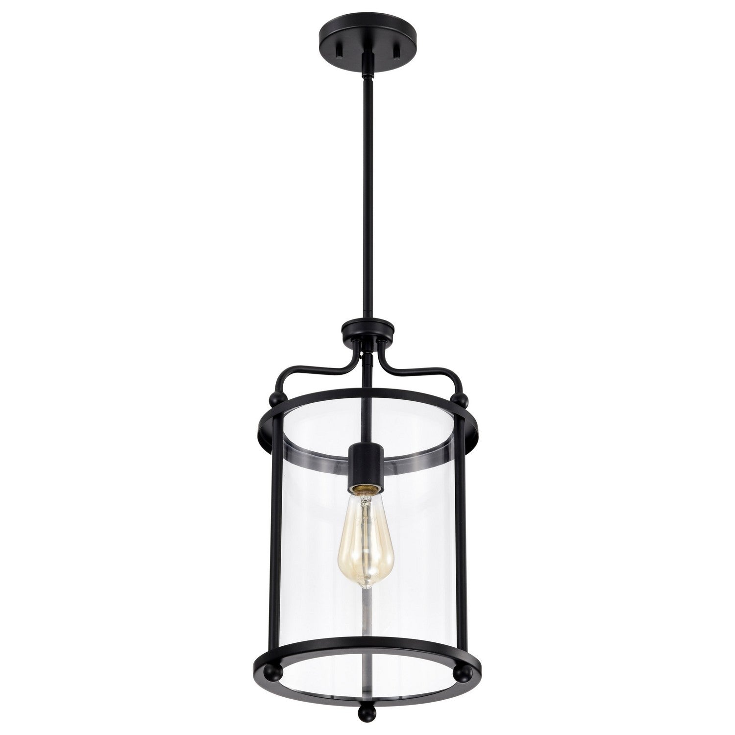 Nuvo Lighting - 60-7945 - One Light Pendant - Yorktown - Matte Black