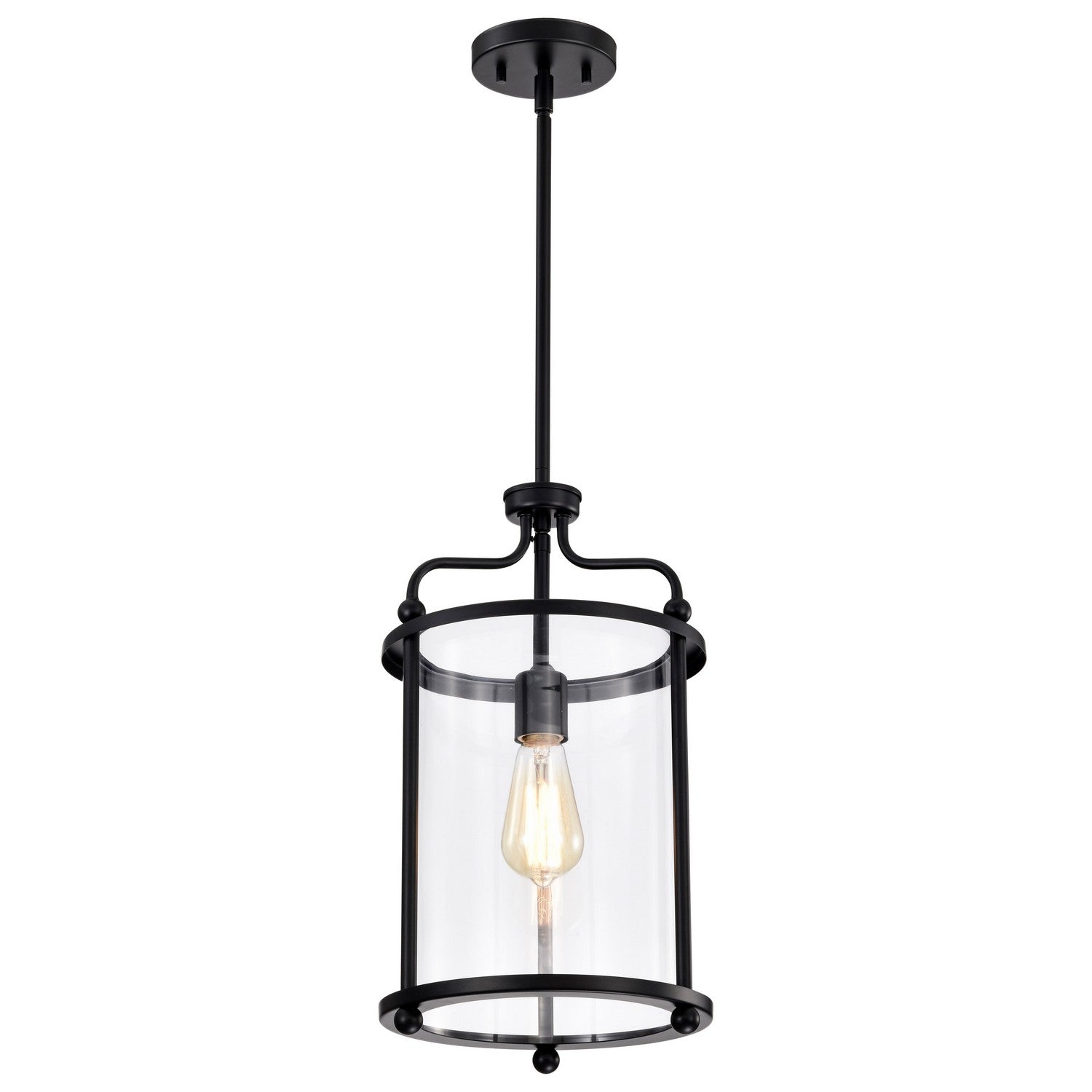 Nuvo Lighting - 60-7945 - One Light Pendant - Yorktown - Matte Black