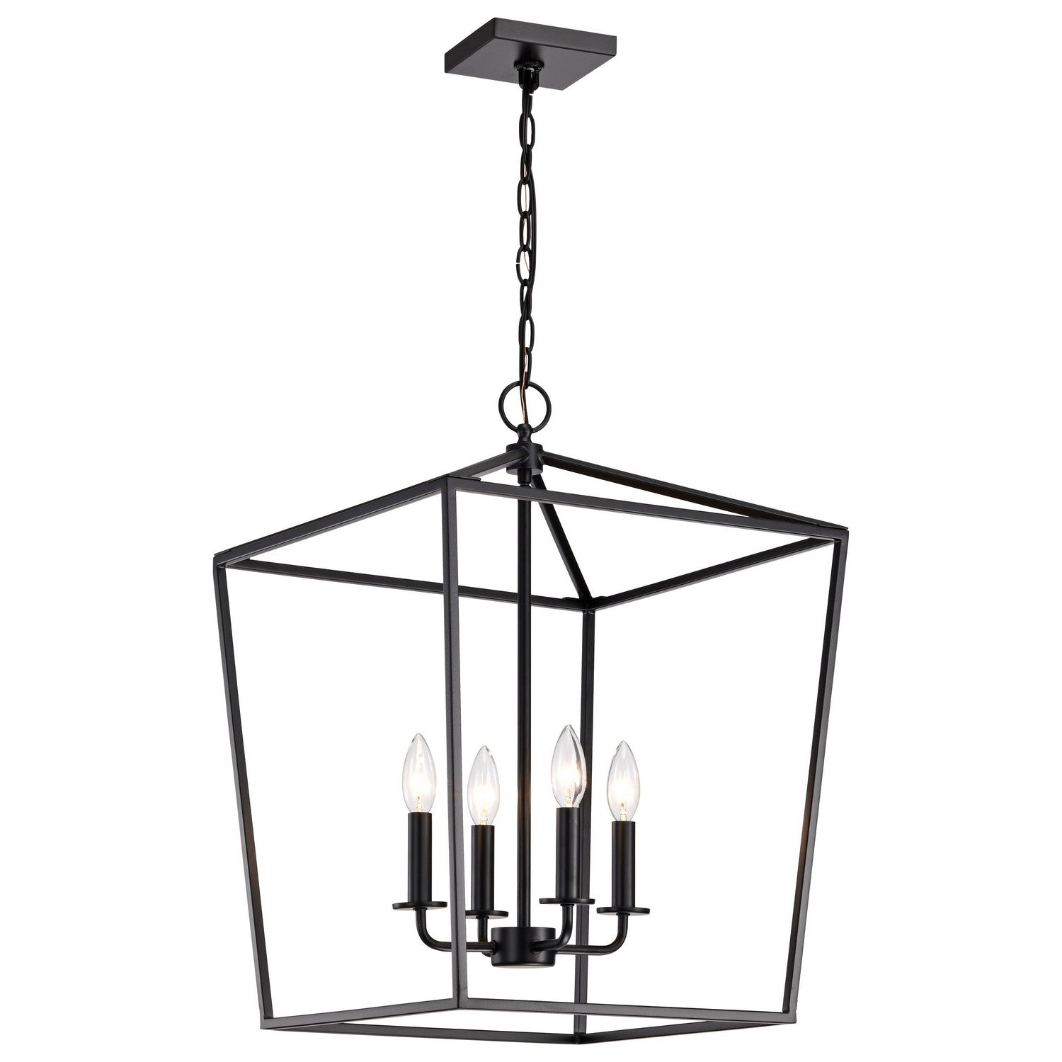 Nuvo Lighting - 60-7951 - Four Light Pendant - Emma - Dark Bronze