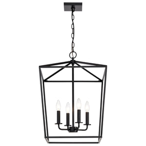 Nuvo Lighting - 60-7951 - Four Light Pendant - Emma - Dark Bronze