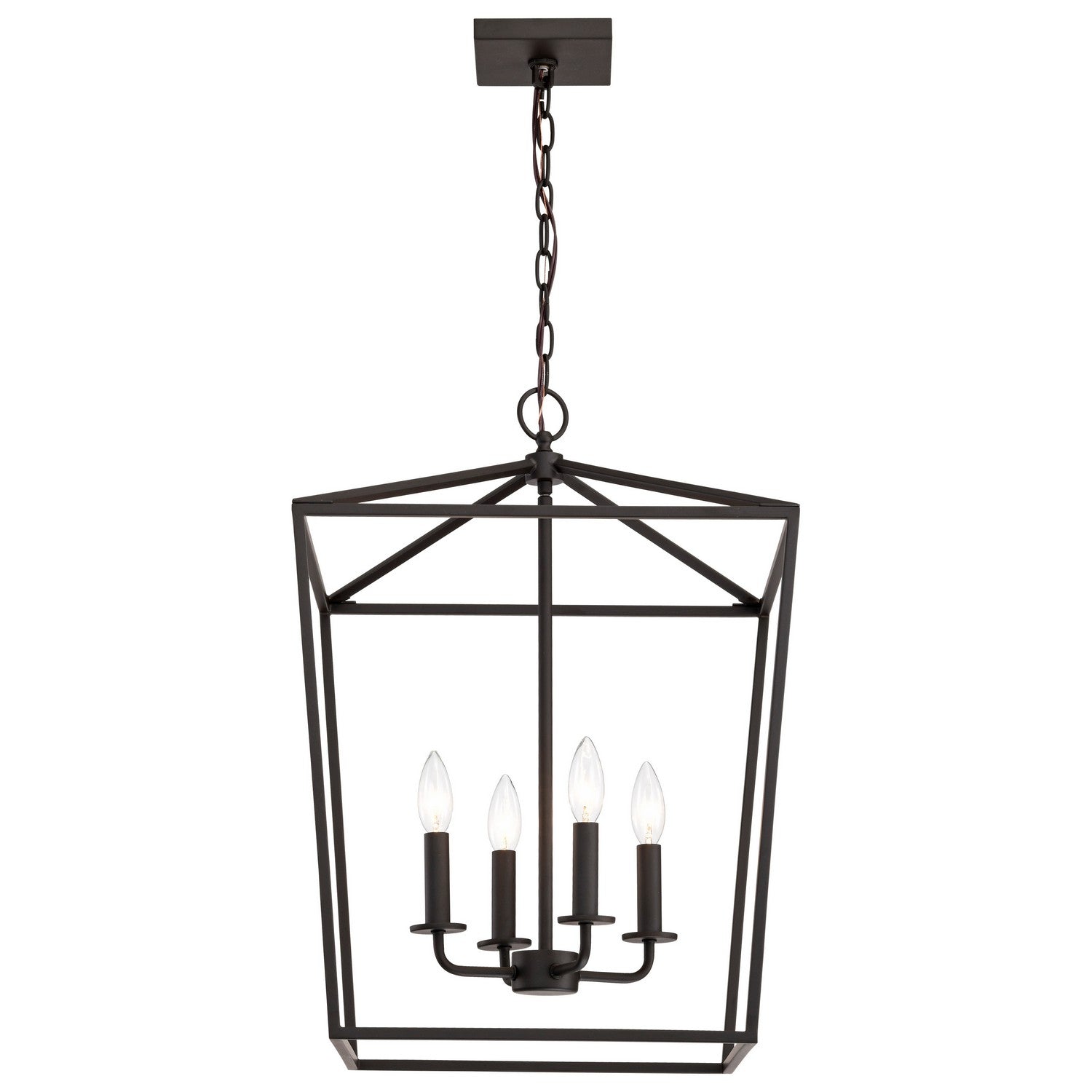 Nuvo Lighting - 60-7952 - Four Light Pendant - Emma - Dark Bronze