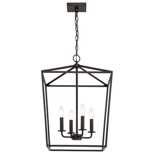 Nuvo Lighting - 60-7952 - Four Light Pendant - Emma - Dark Bronze