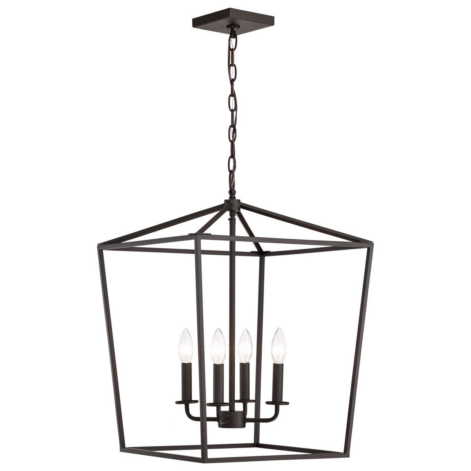 Nuvo Lighting - 60-7952 - Four Light Pendant - Emma - Dark Bronze