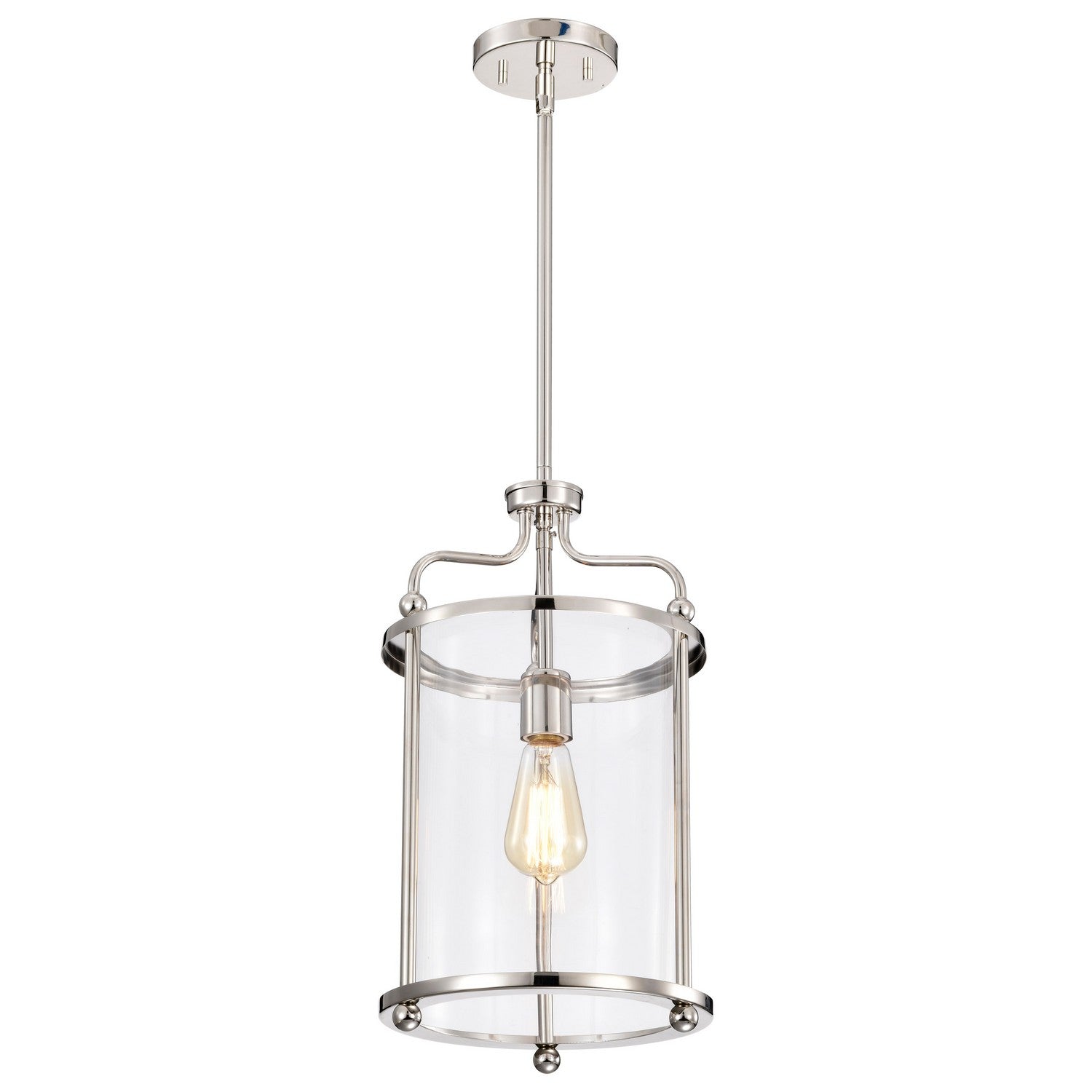 Nuvo Lighting - 60-7955 - One Light Pendant - Yorktown - Polished Nickel