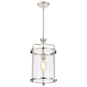 Nuvo Lighting - 60-7955 - One Light Pendant - Yorktown - Polished Nickel