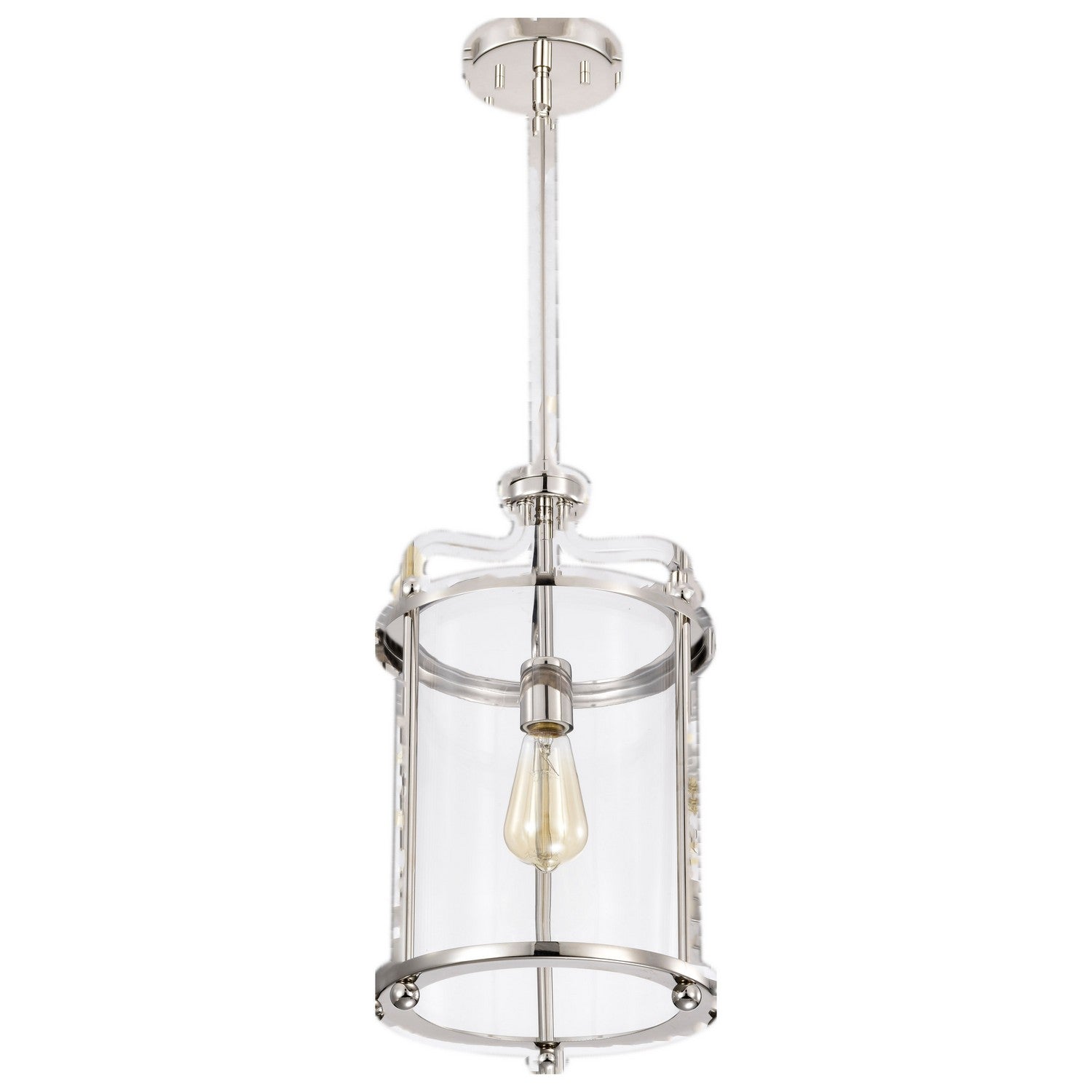 Nuvo Lighting - 60-7955 - One Light Pendant - Yorktown - Polished Nickel