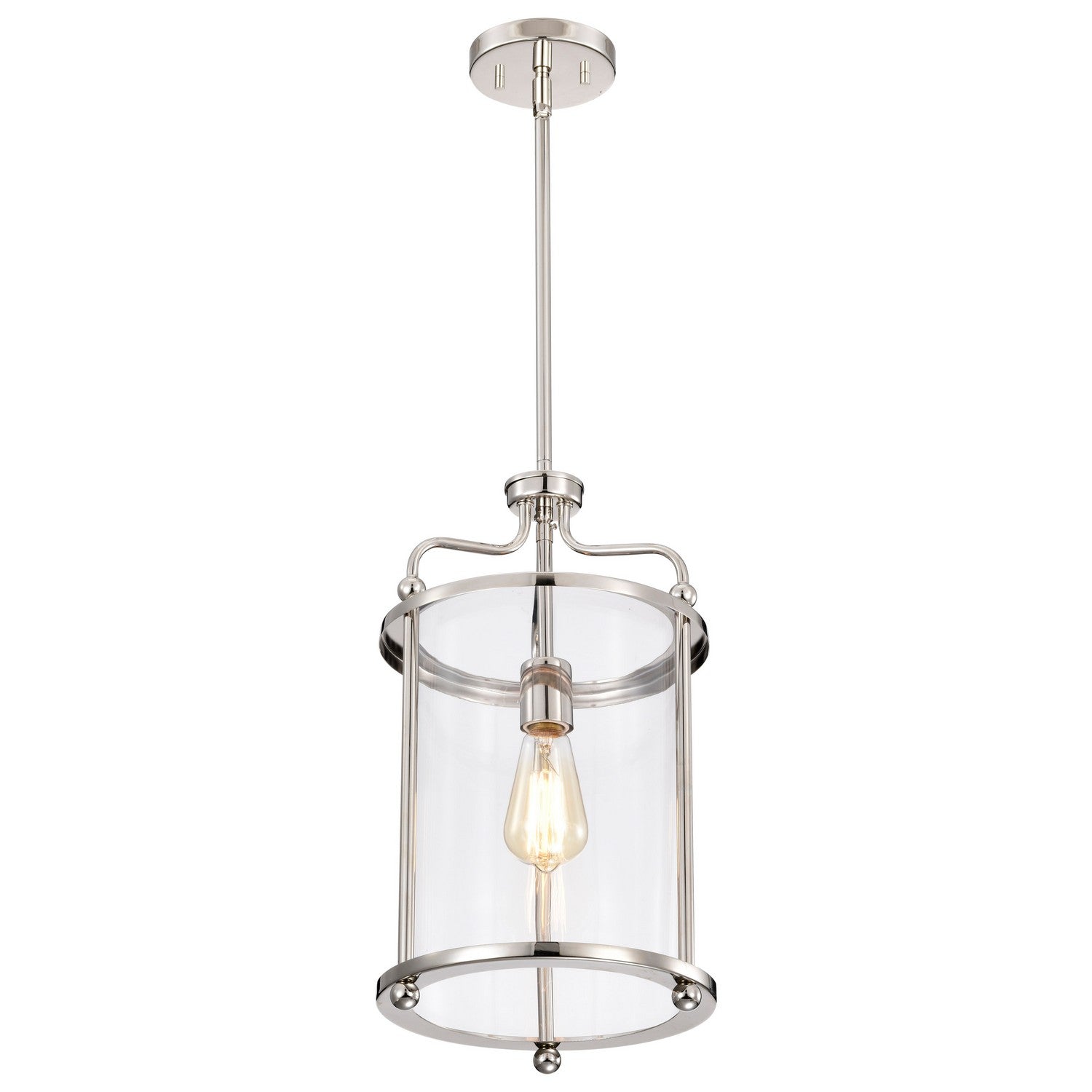 Nuvo Lighting - 60-7955 - One Light Pendant - Yorktown - Polished Nickel