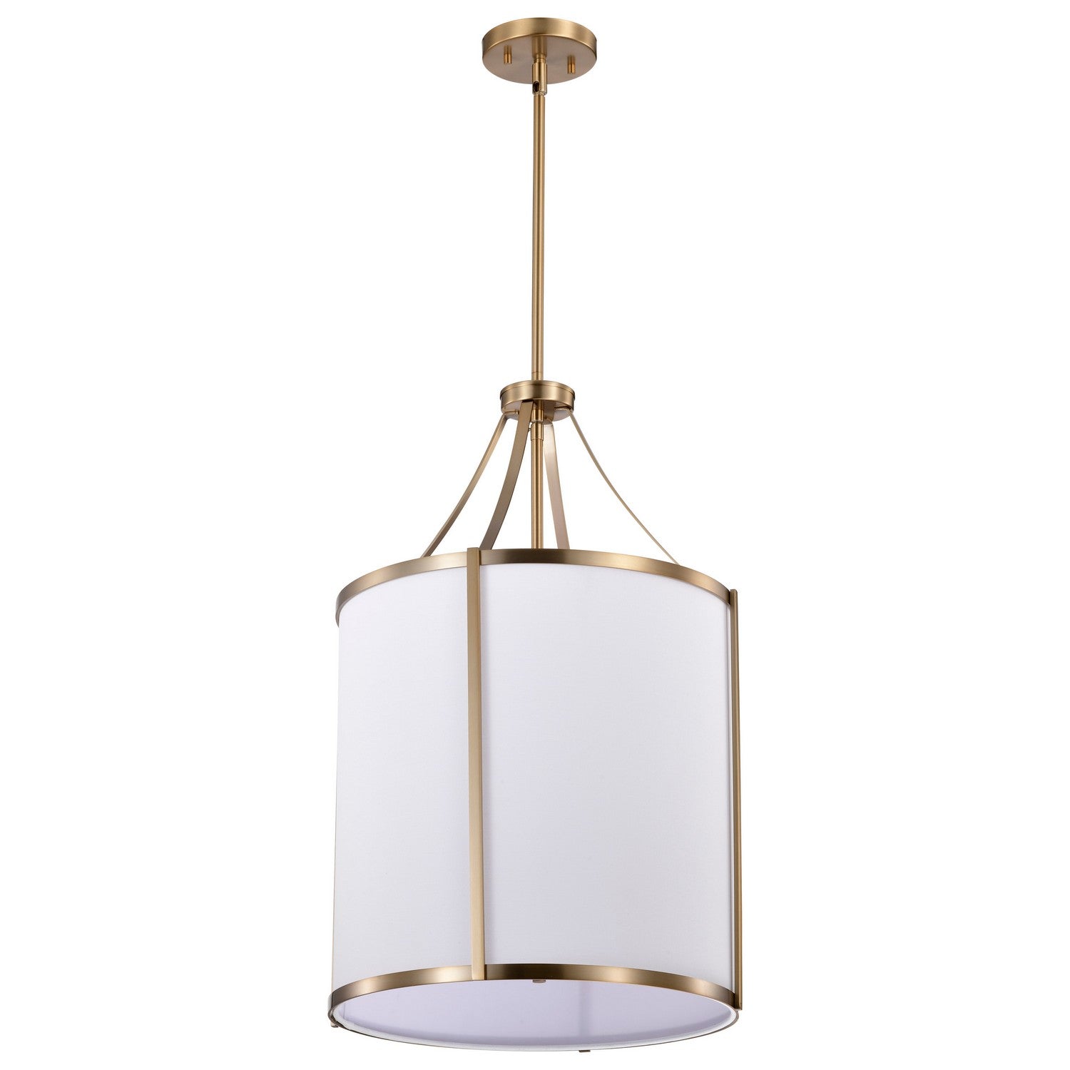 Nuvo Lighting - 60-7962 - Three Light Pendant - Easton - Burnished Brass