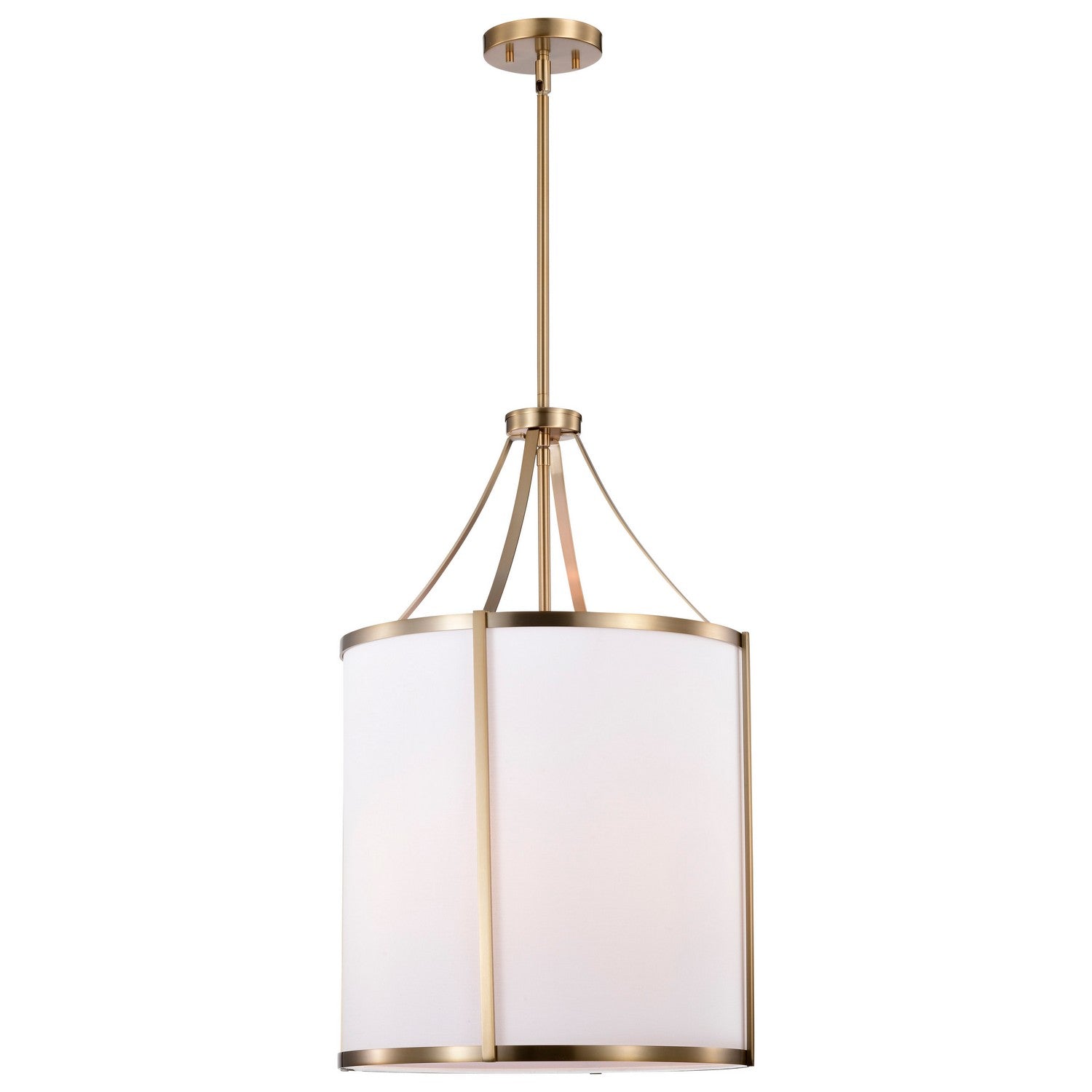 Nuvo Lighting - 60-7962 - Three Light Pendant - Easton - Burnished Brass