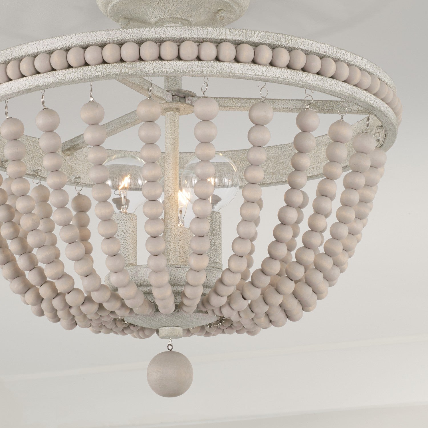 Capital Lighting - AA1021SR - Three Light Semi-Flush Mount - Handley - Sand Dollar