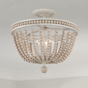 Capital Lighting - AA1021SR - Three Light Semi-Flush Mount - Handley - Sand Dollar