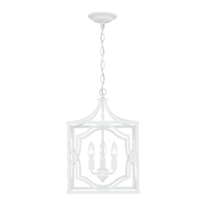 Capital Lighting - AA1019XW - Three Light Foyer Pendant - Anna - Textured White
