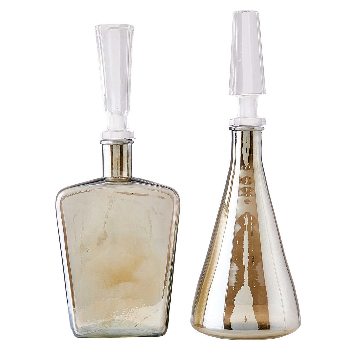 Arteriors - ARI01 - Decanters, Set of 2 - Talbany - Smoke Luster