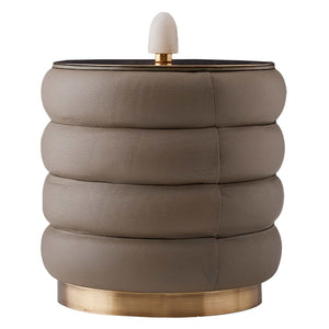 Arteriors - ARI02 - Ice Bucket - Valen - Dove Gray