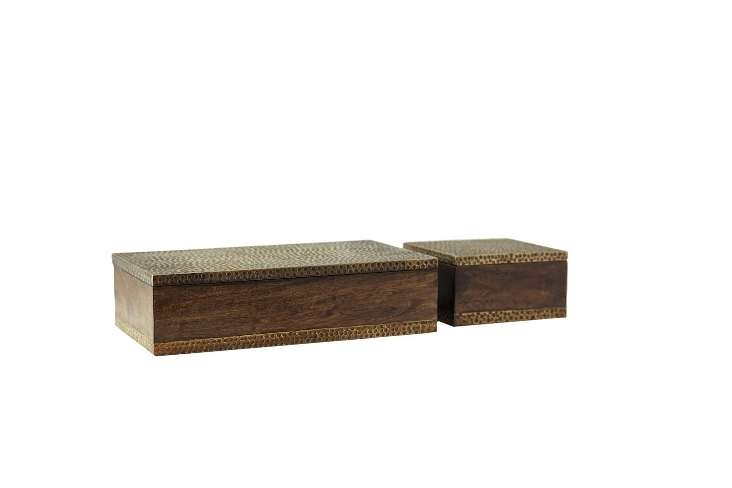 Arteriors - ARI03 - Boxes, Set of 2 - Turneyes - Dark Walnut