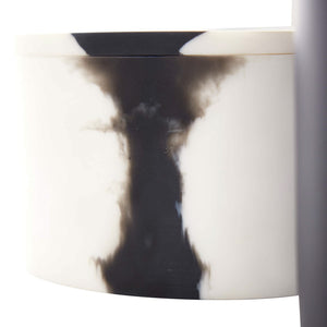 Arteriors - ARS03 - Containers, Set of 2 - Hollie - Black & White