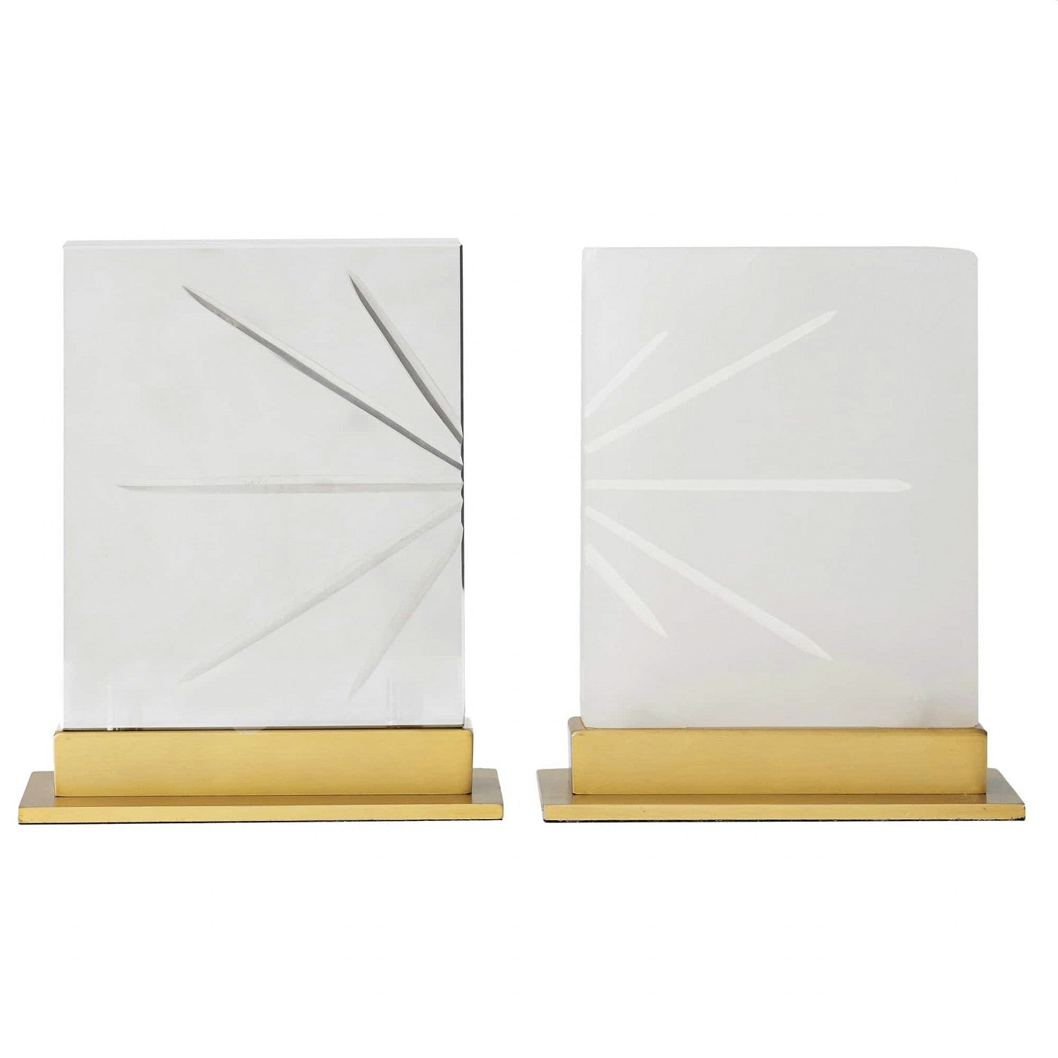 Arteriors - ATC01 - Sculptures, Set of 2 - Veridians - White