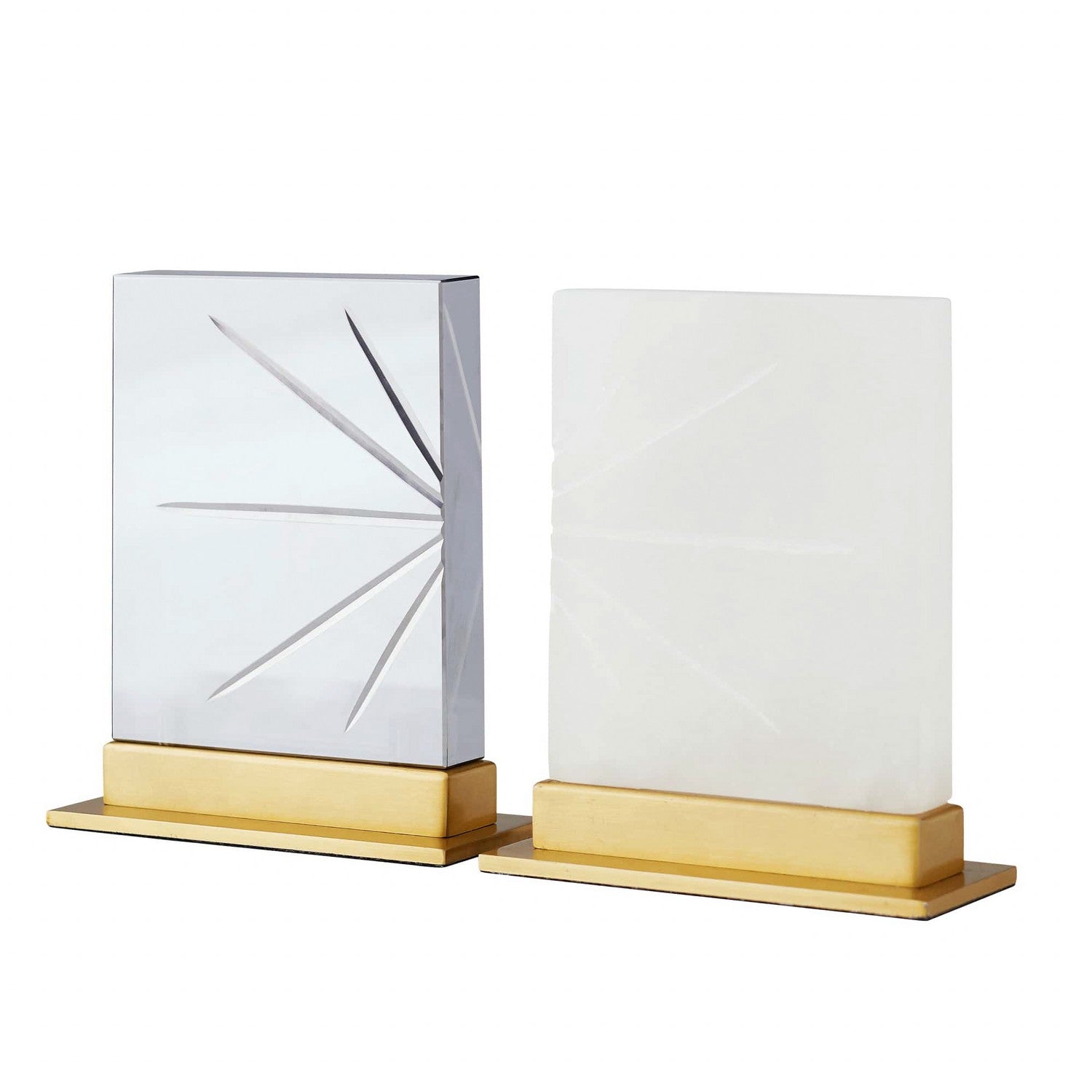 Arteriors - ATC01 - Sculptures, Set of 2 - Veridians - White